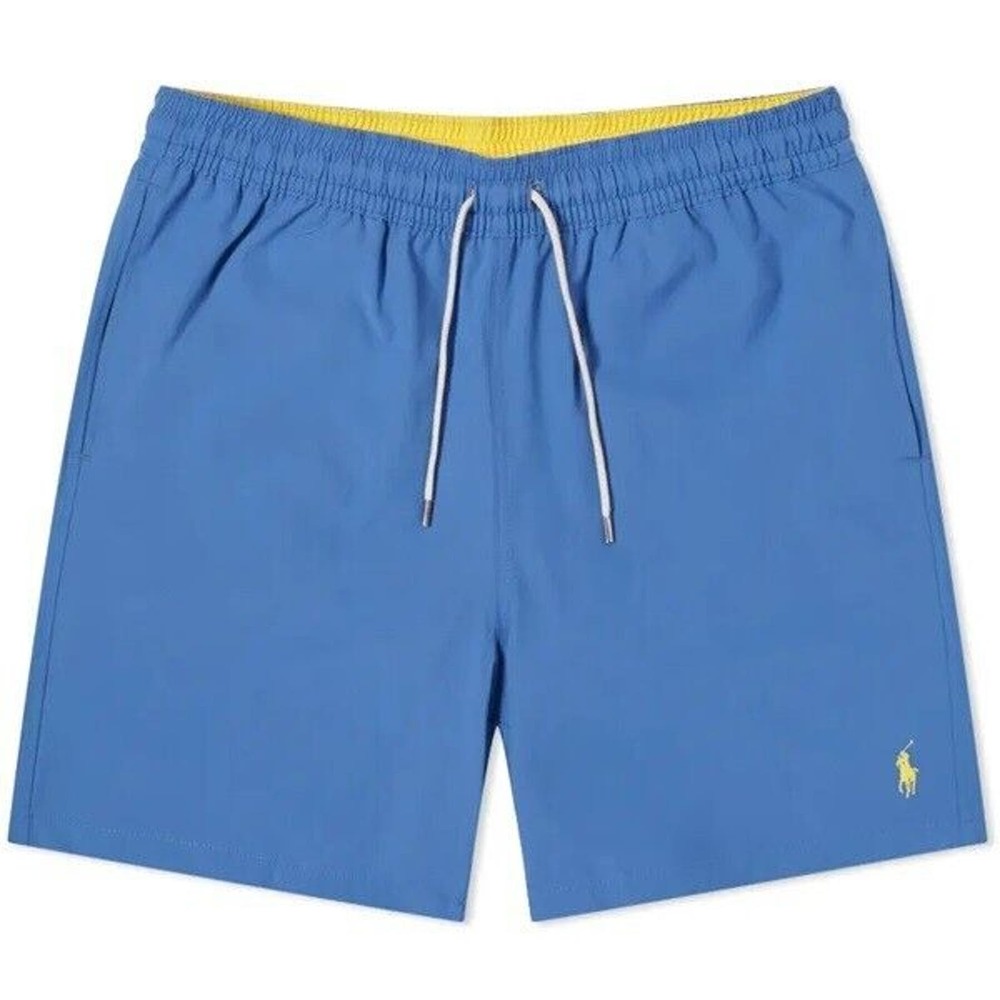 NWT POLO Ralph Lauren Men's Traveler Classic Swim Trunks Blue Size 4XB‎